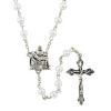 Purple Rosary with Cross Our Father beads